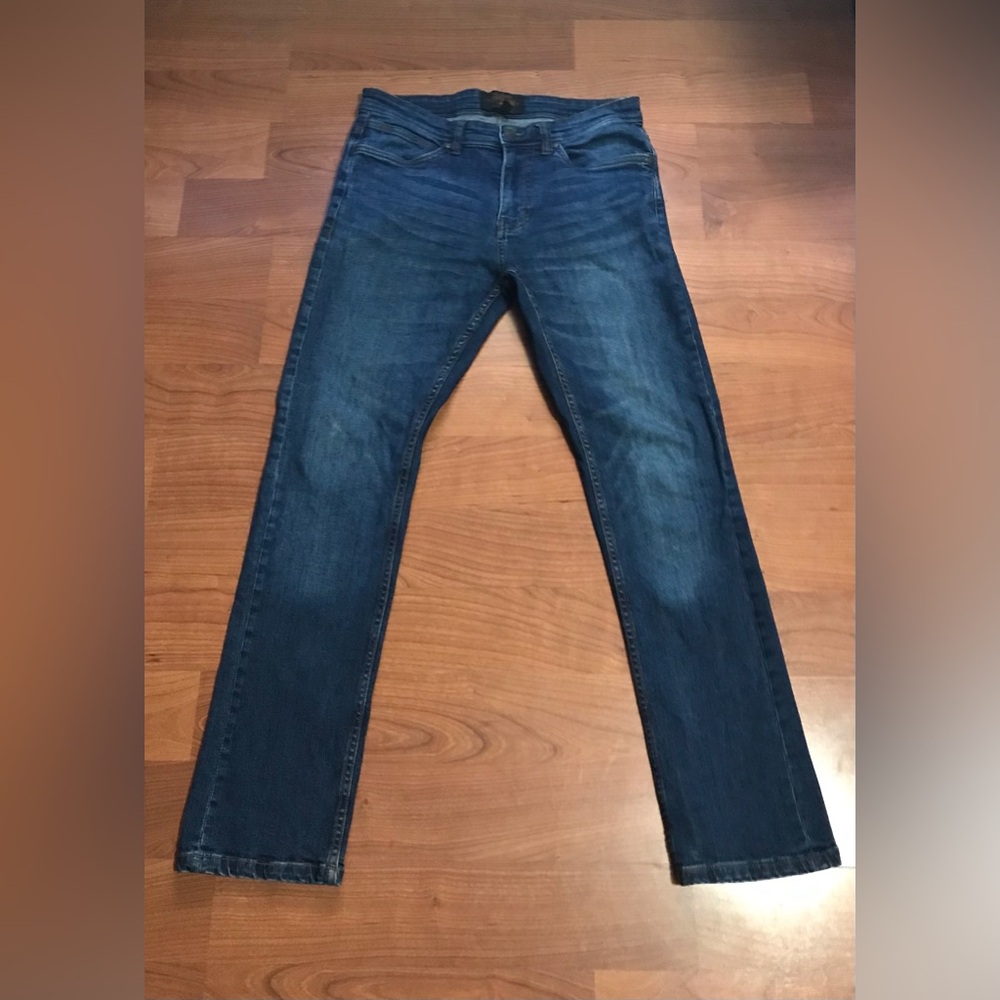 COPPER & OAK  Mens Slim straight denim